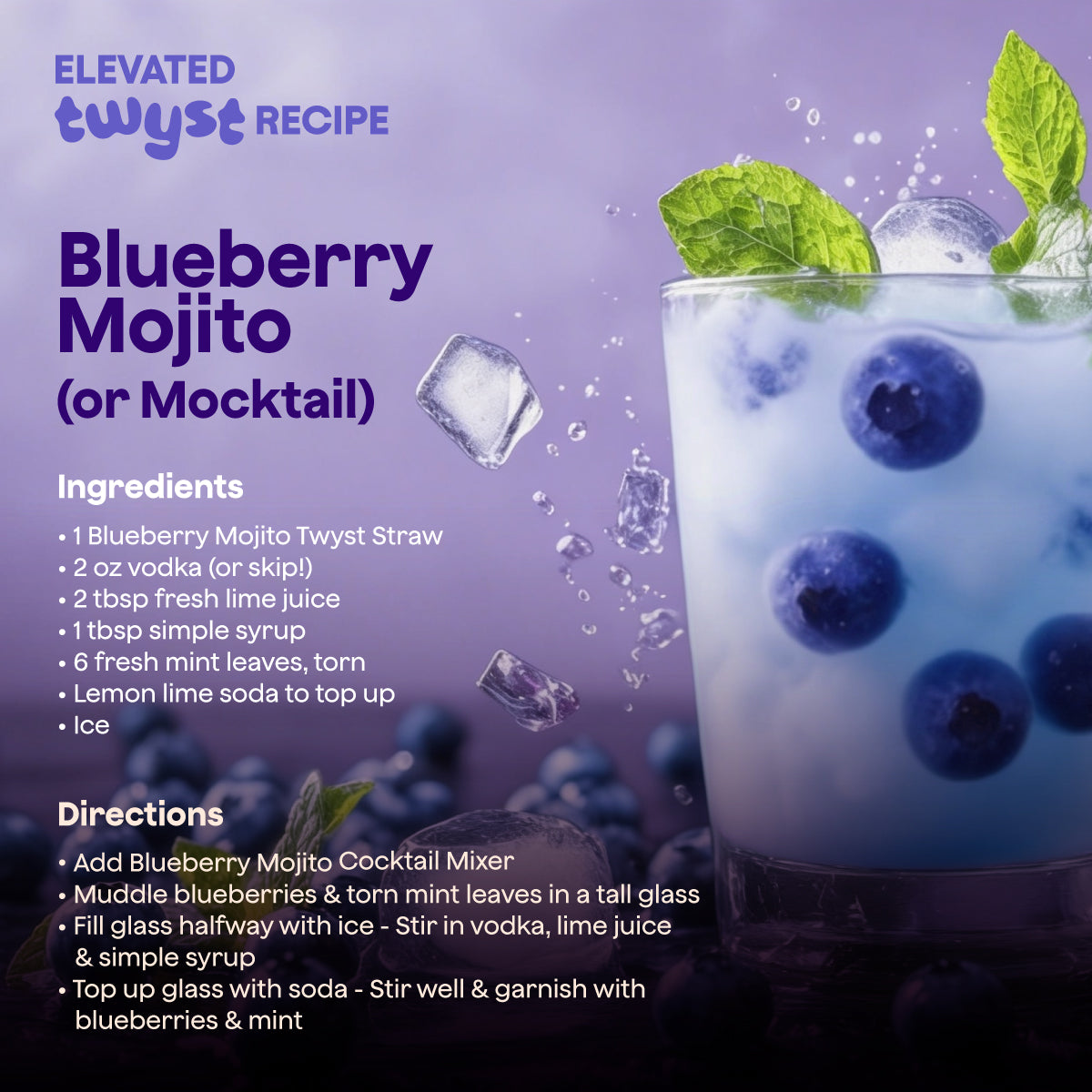 Blueberry Mojito