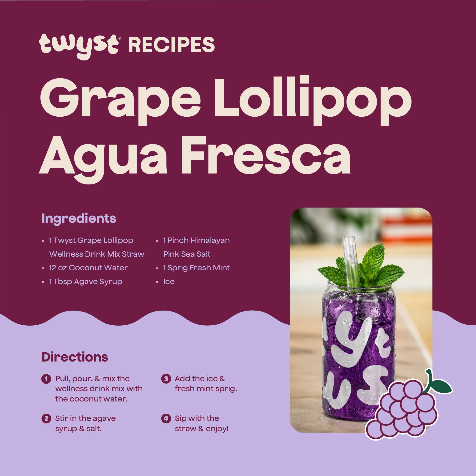 Grape Lollipop